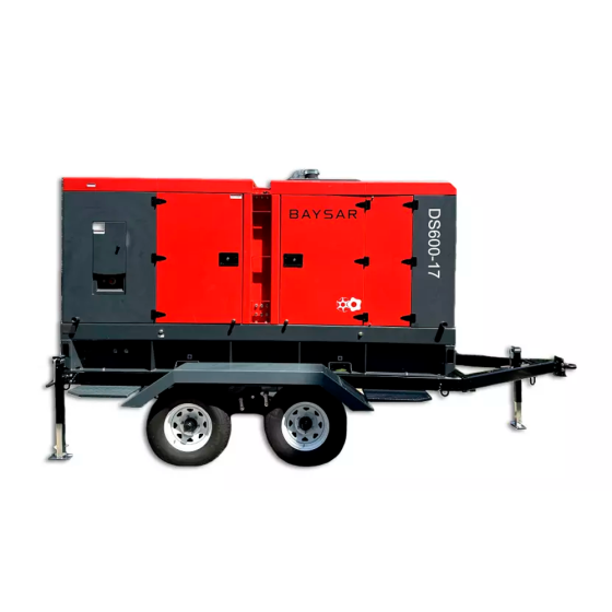 Дизельный винтовой компрессор BAYSAR DS600-17D на шасси Дизельный винтовой компрессор BAYSAR DS600-17D на шасси