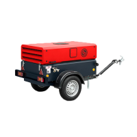 Компрессор винтовой "Chicago Pneumatic" CPS 350 (на шасси) 10 атм