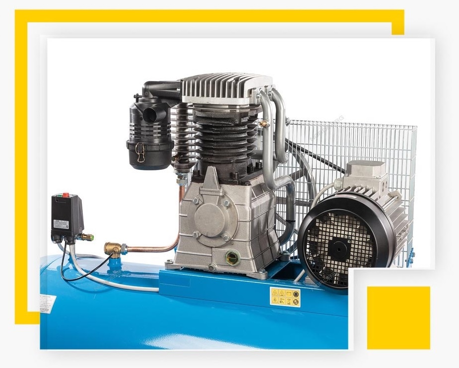 Принцип работы поршневого компрессора