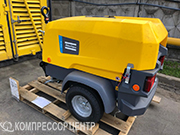 Дизельный винтовой компрессор "Atlas Copco" XAS 48 Kd ООО "Киржач-Геология"